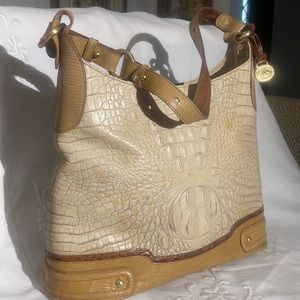 Brahmin leather shoulder bag